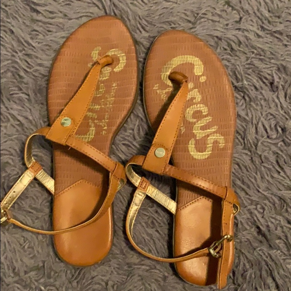 Brown sandals